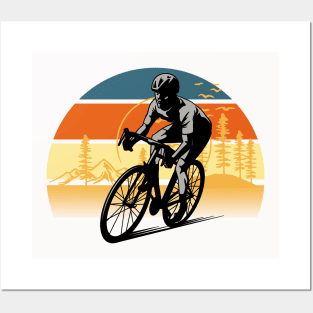 Cycling in the Mountain / cycling Posters and Art